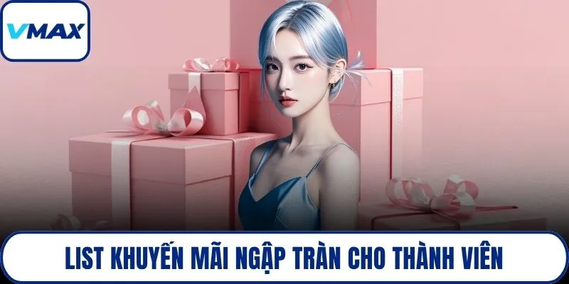 List khuyến mãi ngập tràn cho thành viên